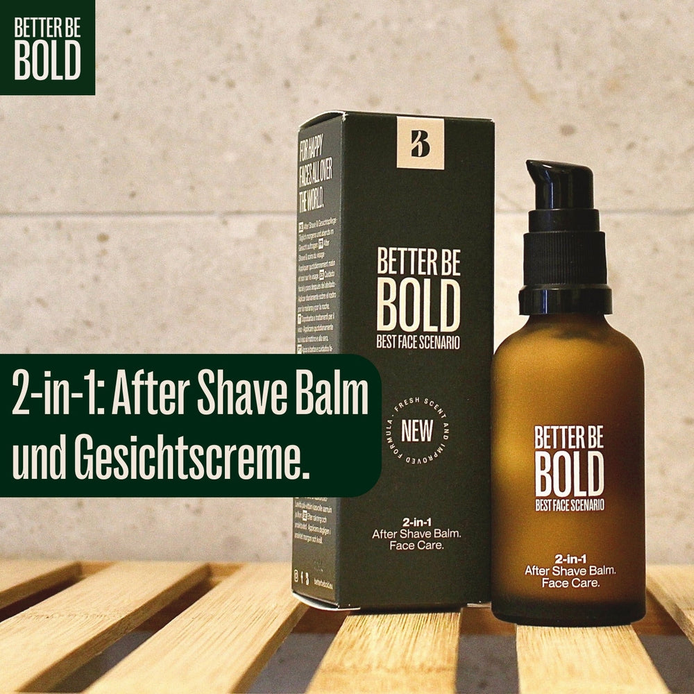 Best Face Scenario: 2-in-1 After Shave Balm & Gesichtspflege