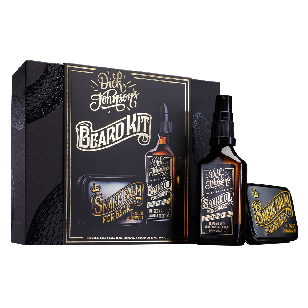 Bartpflege Kit - Dick Johnson Bartpflege Geschenkset