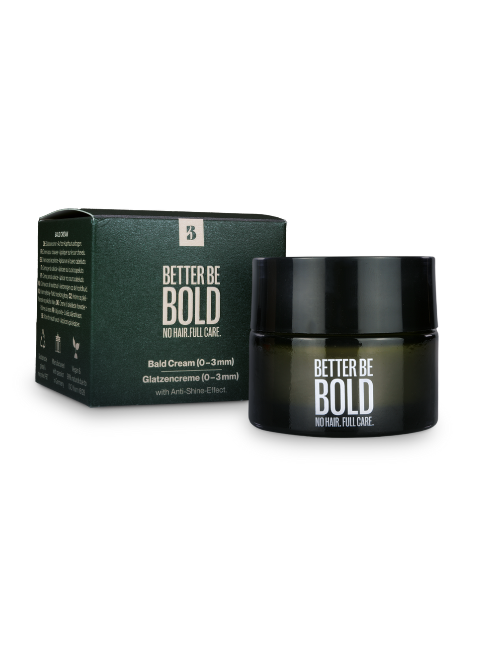 NO HAIR. FULL CARE. BALD CREAM.