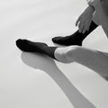 Socken aus Bambus Schwarz
