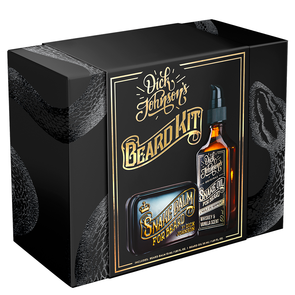 Bartpflege Kit - Dick Johnson Bartpflege Geschenkset